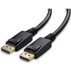 ASTROTEK DISPLAYPORT DP CABLE GOLD PLATED 20 PINS MALE TO MALE 2 METRE BLACK