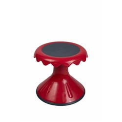 VISIONCHART CREATIVE KIDS SUNFLOWER STOOL 330W X 330D X 310MMH DARK RED