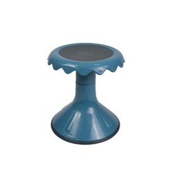VISIONCHART CREATIVE KIDS SUNFLOWER STOOL 330W X 330D X 370MMH OCEAN BLUE