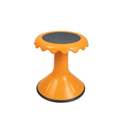VISIONCHART CREATIVE KIDS SUNFLOWER STOOL 330W X 330D X 370MMH ORANGE