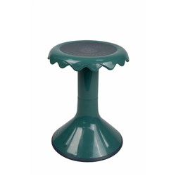 VISIONCHART CREATIVE KIDS SUNFLOWER STOOL 330W X 330D X 450MMH LAKE GREEN