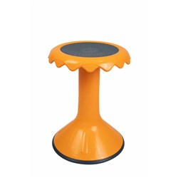 VISIONCHART CREATIVE KIDS SUNFLOWER STOOL 330W X 330D X 450MMH ORANGE
