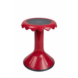 VISIONCHART CREATIVE KIDS SUNFLOWER STOOL 330W X 330D X 450MMH DARK RED