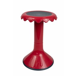 VISIONCHART CREATIVE KIDS SUNFLOWER STOOL 330W X 330D X 520MMH DARK RED