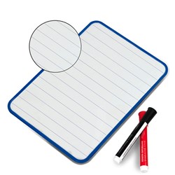 VISIONCHART DOUBLE SIDED MAGNETIC WHITEBOARD TABLET A4 LINED AND PLAIN
