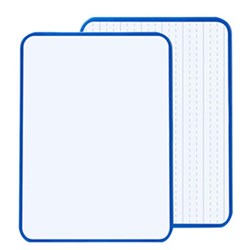 VISIONCHART DOUBLE SIDED MAGNETIC WHITEBOARD TABLET A3 DOTTED THIRDS AND PLAIN