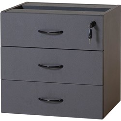 RAPIDLINE RAPID WORKER FIXED PEDESTAL 3 DRAWER 465W X 447D X 454MMH IRONSTONE