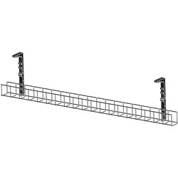 RAPIDLINE SINGLE TIER CABLE BASKET ONLY 1550MM BLACK