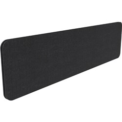 RAPIDLINE DESK MOUNTED ECO PANEL SCREEN 1490W X 27D X 400MMH BLACK