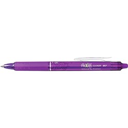 PILOT FRIXION CLICKER ERASABLE ROLLERBALL RETRACTABLE PEN FINE 0.7MM VIOLET