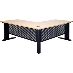 SUMMIT CORNER WORKSTATION 1800W X 1800D X 750MMH BEECH / BLACK