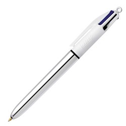 BIC 4 COLOUR SHINE BALLPOINT PEN RETRACTABLE MEDIUM 1MM
