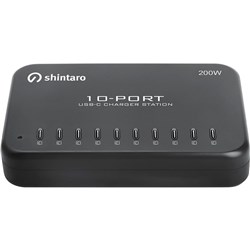 SHINTARO MULTI DEVICE 200W 10-PORT USB-C CHARGER