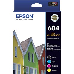 EPSON 604 INK CARTRIDGE VALUE PACK OF 4