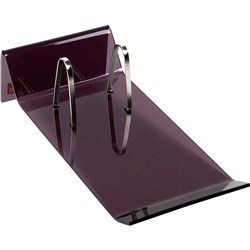 SASCO DESK CALENDAR STAND ACRYLIC TOP PUNCHED 90 X 195 X 48MM BROWN