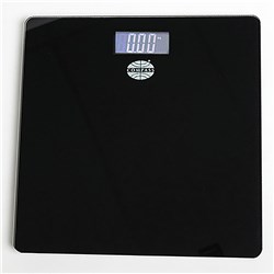 COMPASS BATHROOM SCALE BLACK
