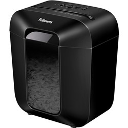 FELLOWES POWERSHRED  LX10 CROSS-CUT SHREDDER BLACK