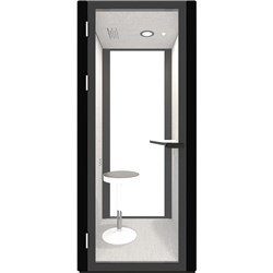 RAPIDLINE B.QUIET ACOUSTIC SINGLE POD 1 PERSON BLACK