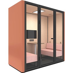 RAPIDLINE B.QUIET ACOUSTIC MEETING POD 2-4 PERSON CUSTOM COLOUR