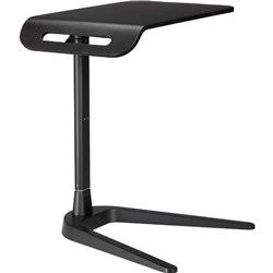 SYLEX REYKJARVIK COMPACT FOLDING TABLE 555W X 310D X 540-700MMH BROWN WOODGRAIN