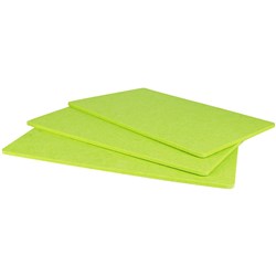 SYLEX CLEAN SCREEN DESKTOP DIVIDER 1700W X 9D X 350MMH LIME