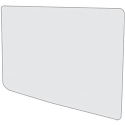 SYLEX ACRYLIC SCREEN 700W X 8D X 500MMH CLEAR