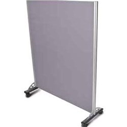 SYLEX MOBILE FLAT PRIVACY SCREEN 900W X 30D X 1500MMH GREY