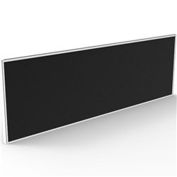 RAPIDLINE SHUSH30+ SCREEN 1500W X 30D X 495MMH WHITE FRAME BLACK PINNABLE FABRIC
