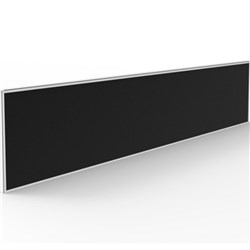 RAPIDLINE SHUSH30+ SCREEN 1800W X 30D X 495MMH WHITE FRAME BLACK PINNABLE FABRIC