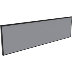 RAPIDLINE SHUSH30+ SCREEN 1800W X 30D X 495MMH BLACK FRAME GREY PINNABLE FABRIC