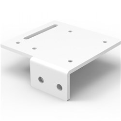 RAPIDLINE SHUSH30+ SCREEN SINGLE SIDE MOUNTED BRACKETS WHITE SET OF 2