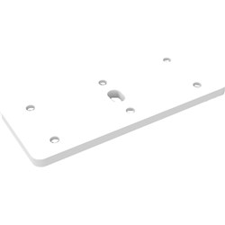 RAPIDLINE SHUSH30+ SCREEN T SHAPED BACK TO BACK RETURN SCREEN FIXING BRACKET WHITE