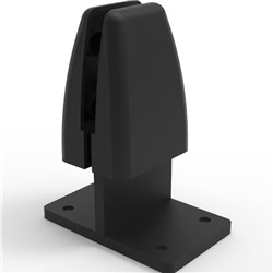 RAPIDLINE ECO PANEL SCREEN BACK TO BACK MOUNTED CLAMPS PACK OF 2 BLACK