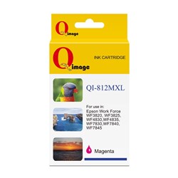 Q-IMAGE COMPATIBLE EPSON 812XL INK CARTRIDGE HIGH YIELD MAGENTA