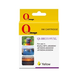 Q-IMAGE COMPATIBLE BROTHER LC3319XLY INK CARTRIDGE HIGH YIELD YELLOW