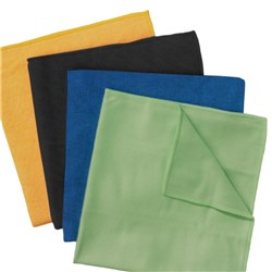 VISIONCHART WHITEBOARD MICROFIBRE CLEANING CLOTH 40 X 40CM BLUE PACK OF 10