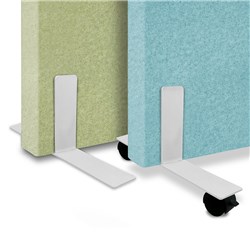 VISIONCHART LIGHTWEIGHT ROOM DIVIDER SCREEN STATIC LEG 900 X 1190MM ASSORTED COLOURS