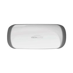 VISIONCHART STRONG MAGNETIC WHITEBOARD ERASER WITH REPLACEABLE FABRIC PAD WHITE