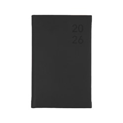 DEBDEN SILHOUETTE DIARY B7R WEEK TO VIEW CHARCOAL