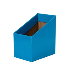 VISIONCHART CREATIVE KIDS CARDBOARD BOOK BOX LIGHT BLUE PACK OF 5