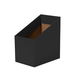 VISIONCHART CREATIVE KIDS CARDBOARD BOOK BOX BLACK PACK OF 5