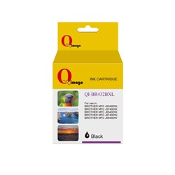 Q-IMAGE COMPATIBLE BROTHER LC432XL INK CARTRIDGE HIGH YIELD BLACK