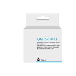 Q-IMAGE COMPATIBLE HP 67XXL INK CARTRIDGE SUPER HIGH YIELD BLACK