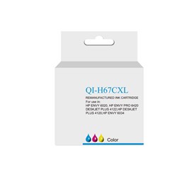 Q-IMAGE COMPATIBLE 67XL INK CARTRIDGE HIGH YIELD TRI COLOUR