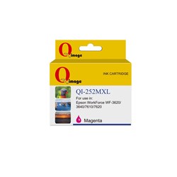 Q-IMAGE COMPATIBLE EPSON 252XL DYE INK CARTRIDGE HIGH YIELD MAGENTA