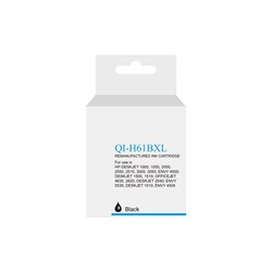 Q-IMAGE COMPATIBLE HP 61XL INK CARTRIDGE HIGH YIELD BLACK