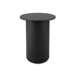 RAPIDLINE DRUM ROUND HIGH BAR TABLE 900D X 1050MMH BLACK TOP BLACK BASE