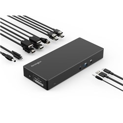 KENSINGTON SD4781P EQ USB-C USB-A DUAL 4K DOCKING STATION BLACK