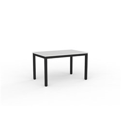 OLG AXIS MEETING TABLE 1200W X 750D X 715MMH BLACK FRAME WHITE TOP