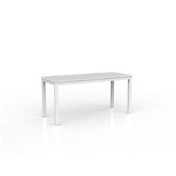OLG AXIS MEETING TABLE 1600W X 600D X 715MMH WHITE FRAME WHITE TOP